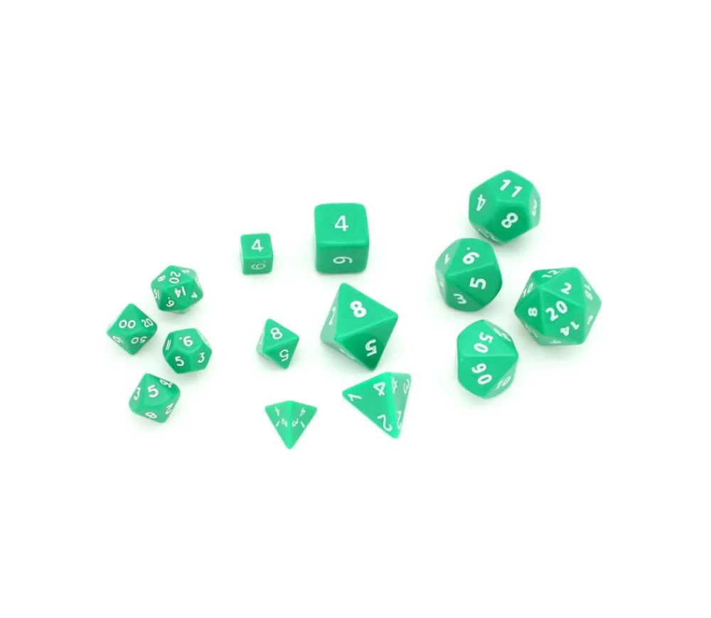 Tout Pour le Jeu 7 dés multi-faces géants opaques JUMBO à l'unité (couleur mise au hasard)