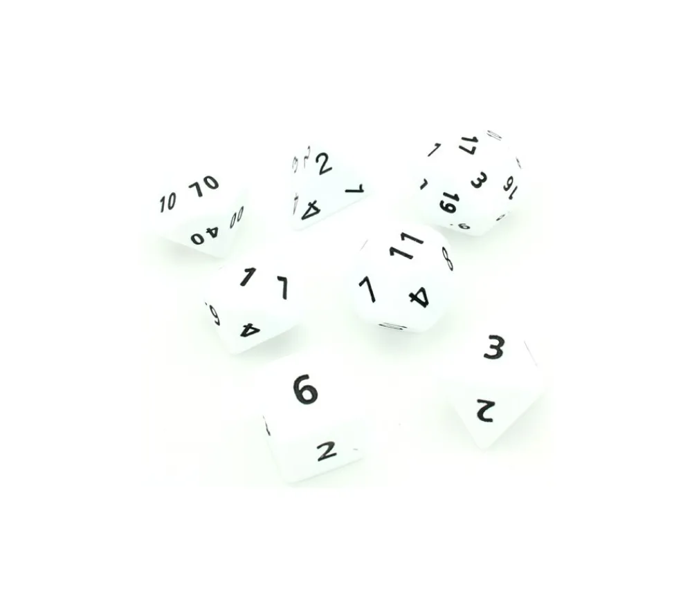 Tout Pour le Jeu 7 dés multi-faces géants opaques JUMBO à l'unité (couleur mise au hasard)