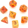 Tout Pour le Jeu 7 dés multifaces Vortex ORANGE