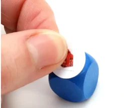 Tout Pour le Jeu 10 Dés neutres 16 mm en bois hêtre colorés sans marquage