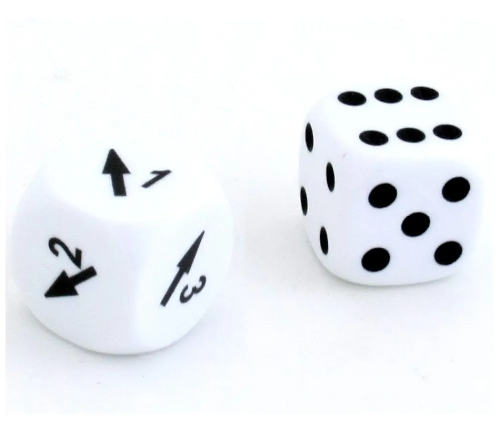 Tout Pour le Jeu 2 Dés orientation WiR2 16 mm