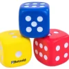 Tout Pour le Jeu 3 Dés silencieux de 5 cm de côté mousse compacte