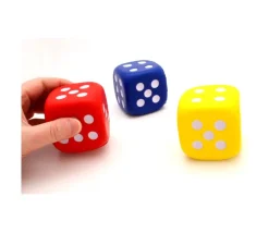 Tout Pour le Jeu 3 Dés silencieux de 5 cm de côté mousse compacte