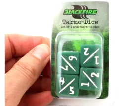 Tout Pour le Jeu 4 dés spéciaux 1/2 à 6/7 Tarmo - dés de modification