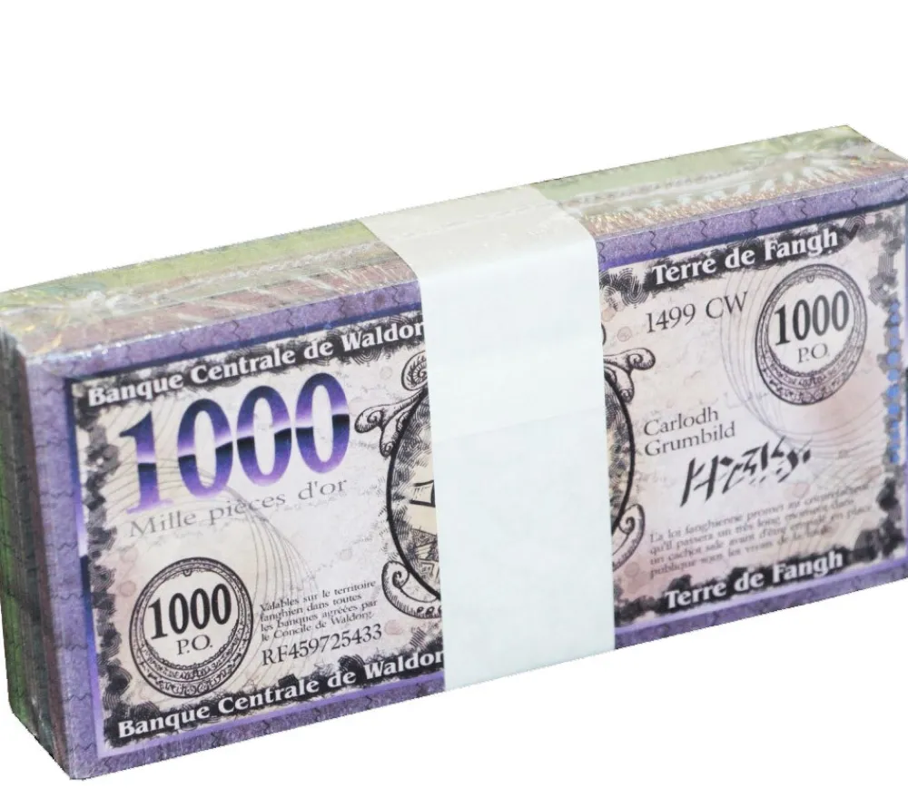 Tout Pour le Jeu 150 faux billets de banque centrale de Waldorg