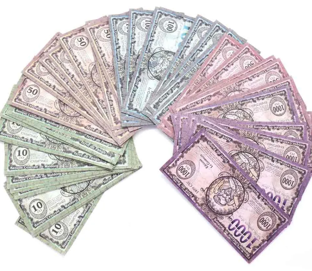 Tout Pour le Jeu 150 faux billets de banque centrale de Waldorg