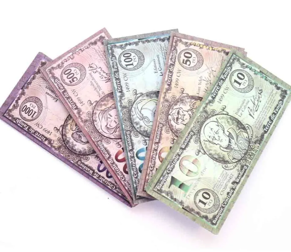 Tout Pour le Jeu 150 faux billets de banque centrale de Waldorg