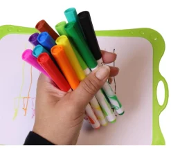 Tout Pour le Jeu 12 Feutres effaçables pour ardoise ou tableau blanc - 12 couleurs