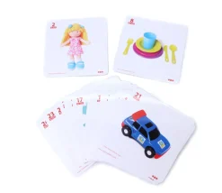 Tout Pour le Jeu 24 fiches illustrations Jouets 11 x 11 cm pour jeux de langage