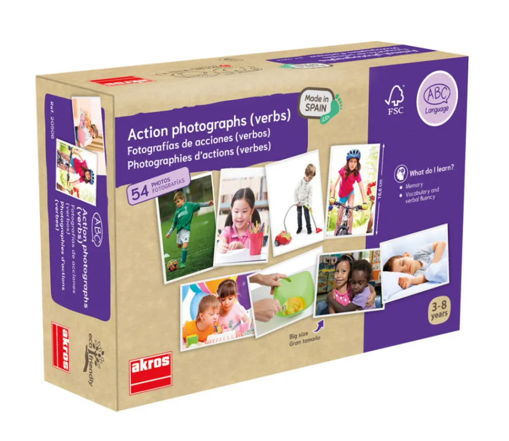 Tout Pour le Jeu 54 Fiches photos Actions verbes pour jeux de langage