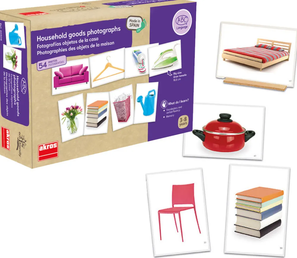 Tout Pour le Jeu 54 Fiches photos objets de la maison pour jeux de langage