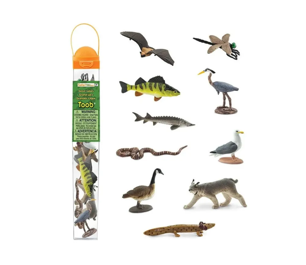 Tout Pour le Jeu 10 Figurines animaux des grands lacs