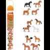 Tout Pour le Jeu 12 figurines chevaux dans un tube de rangement