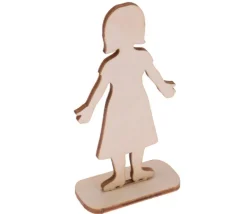 Tout Pour le Jeu 6 Figurines famille en bois naturel