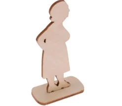 Tout Pour le Jeu 6 Figurines famille en bois naturel