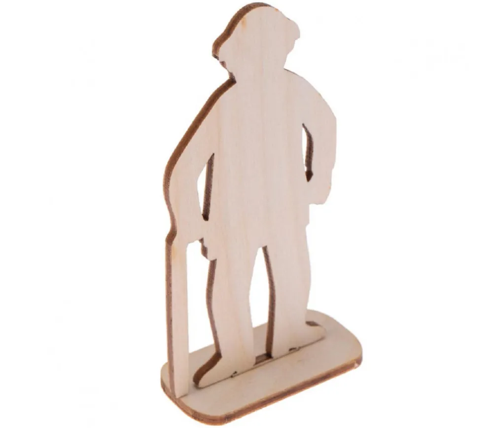 Tout Pour le Jeu 6 Figurines famille en bois naturel