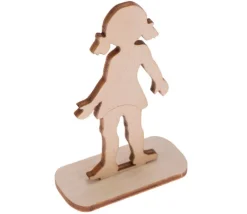 Tout Pour le Jeu 6 Figurines famille en bois naturel