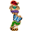 Tout Pour le Jeu 6 figurines insectes en bois colorés