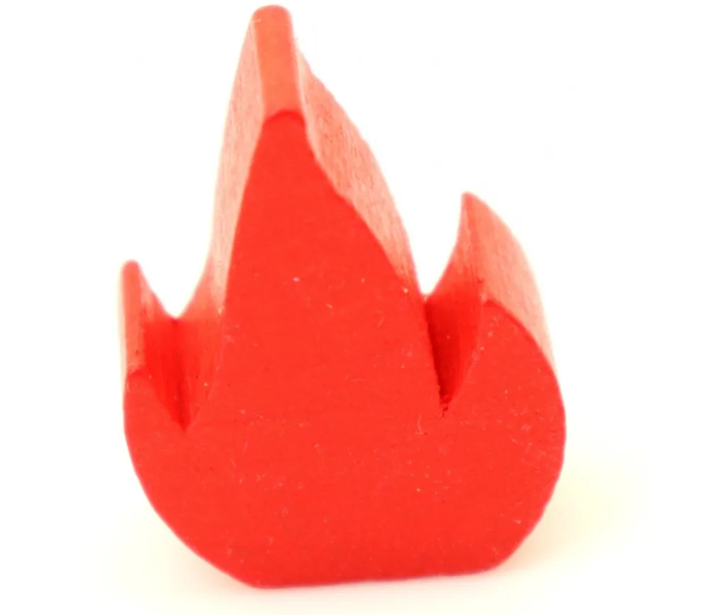 Tout Pour le Jeu 7 Flammes feu 2.5 cm en bois pour jeux