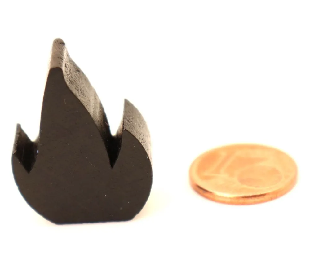 Tout Pour le Jeu 7 Flammes feu 2.5 cm en bois pour jeux