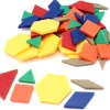 Tout Pour le Jeu 50 Formes géométriques blocs logiques plastique coloré