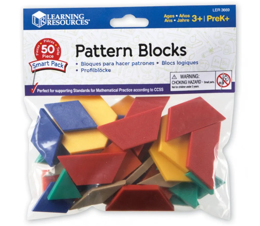 Tout Pour le Jeu 50 Formes géométriques blocs logiques plastique coloré