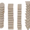 Tout Pour le Jeu 40 Formes géométriques bois naturel 3 cm