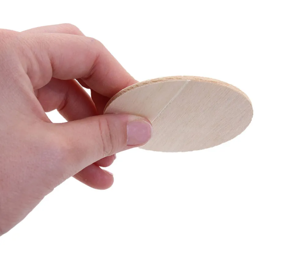 Tout Pour le Jeu 18 Formes géométriques bois naturel 7 cm