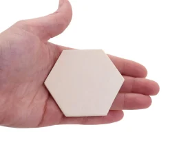 Tout Pour le Jeu 18 Formes géométriques bois naturel 7 cm