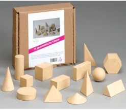Tout Pour le Jeu 14 formes géométriques bois Rewood - cube base 3 cm