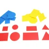 Tout Pour le Jeu 24 formes géométriques triangle, rectangle, carré, rond en 3 couleurs