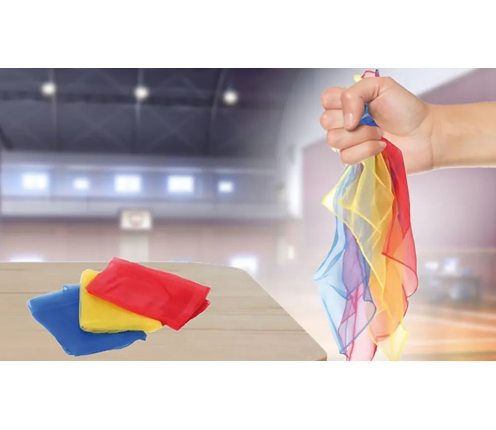 Tout Pour le Jeu 3 foulards colorés de jonglage 40 x 40 cm