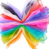 Tout Pour le Jeu 32 foulards de jonglage colorés 60 x 60 cm