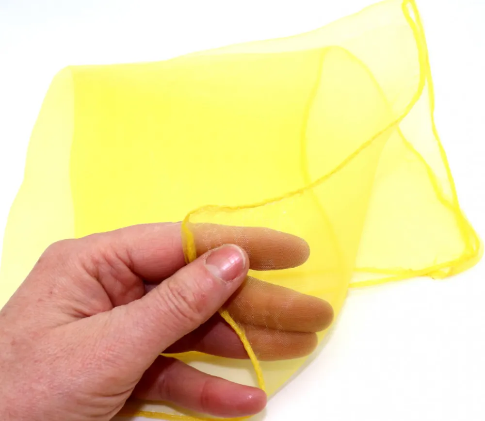 Tout Pour le Jeu 10 foulards jaunes de jonglage 40x40 cm