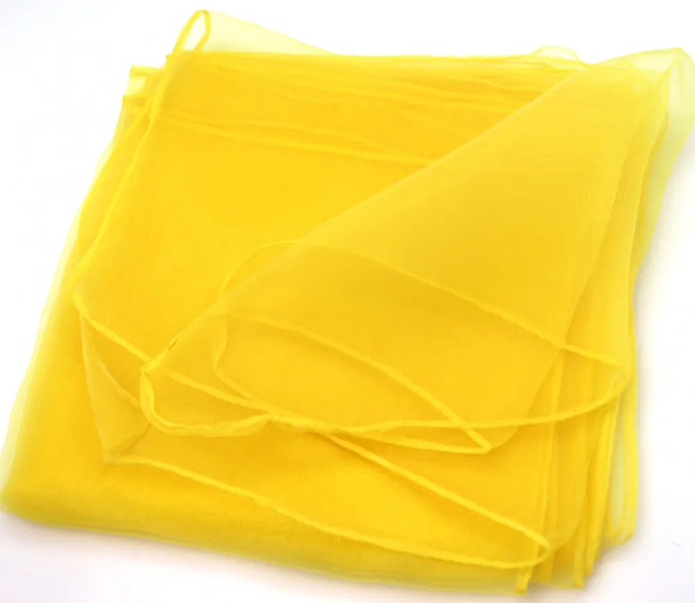 Tout Pour le Jeu 10 foulards jaunes de jonglage 40x40 cm