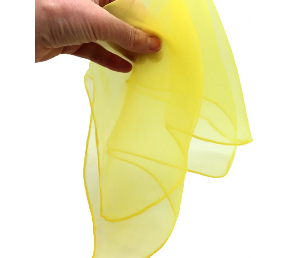 Tout Pour le Jeu 10 foulards jaunes de jonglage 40x40 cm