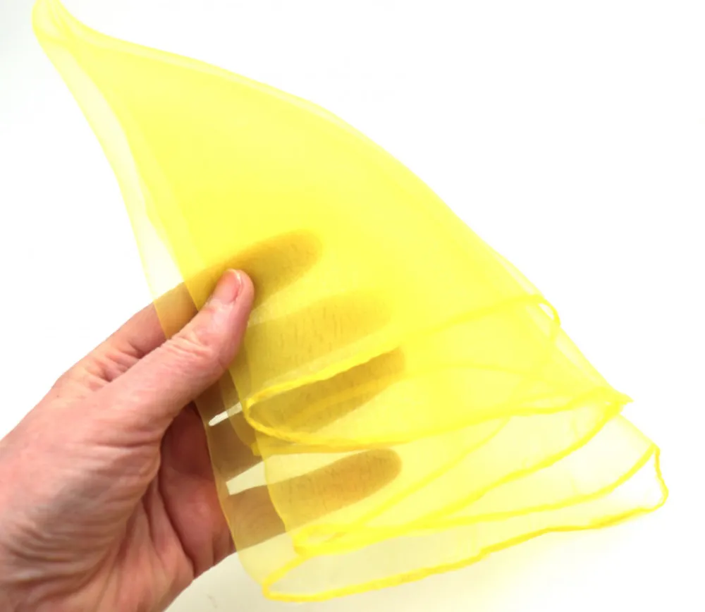 Tout Pour le Jeu 10 foulards jaunes de jonglage 40x40 cm