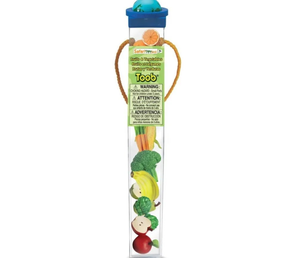 Tout Pour le Jeu 8 fruits et légumes figurines jouet d'environ 5 cm