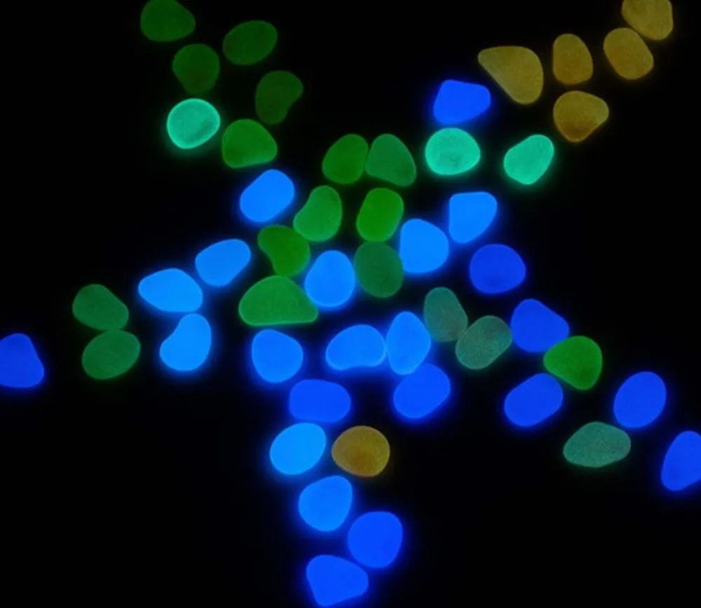 Tout Pour le Jeu 50 galets colorés lumineux env 1,5 cm