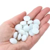 Tout Pour le Jeu 20 galets gems blancs 15/19 mm - mini pierres plates