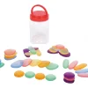 Tout Pour le Jeu 36 galets translucides couleurs pastel 5 cm