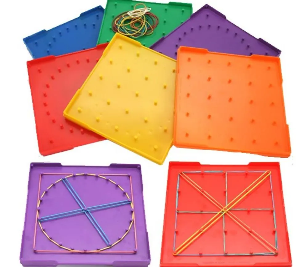 Tout Pour le Jeu 6 Géoboards - set de 6 tableaux recto et verso