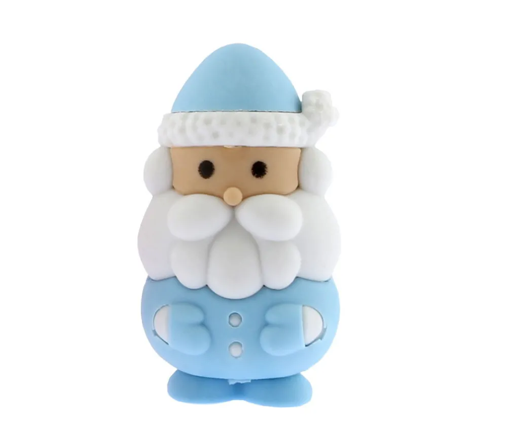 Tout Pour le Jeu 2 gommes : 1 Bonhomme de Neige et 1 Père-Noël