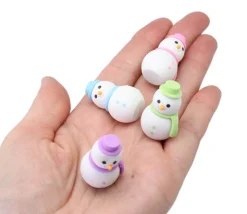 Tout Pour le Jeu 2 gommes : 1 Bonhomme de Neige et 1 Père-Noël