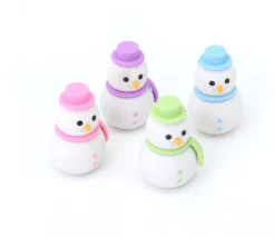 Tout Pour le Jeu 2 gommes : 1 Bonhomme de Neige et 1 Père-Noël