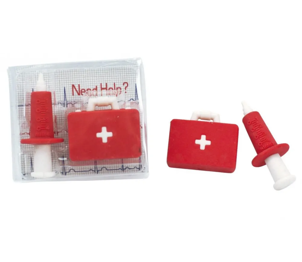 Tout Pour le Jeu 2 gommes Kit de secours : 1 valisette + 1 seringue