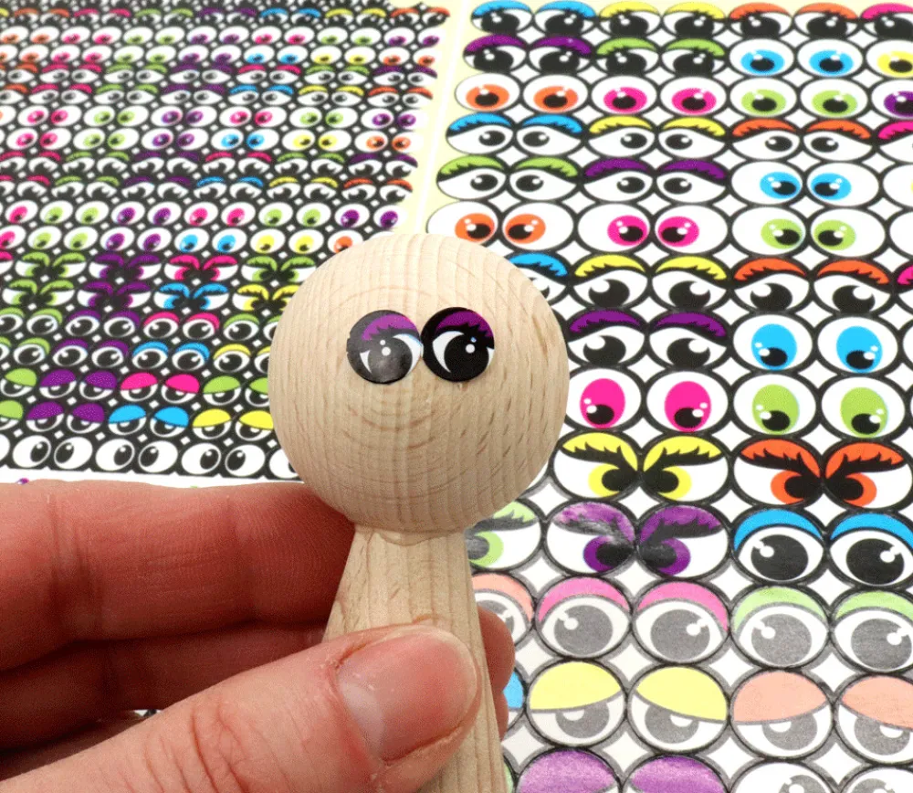 Tout Pour le Jeu 594 gommettes stickers yeux adhésifs