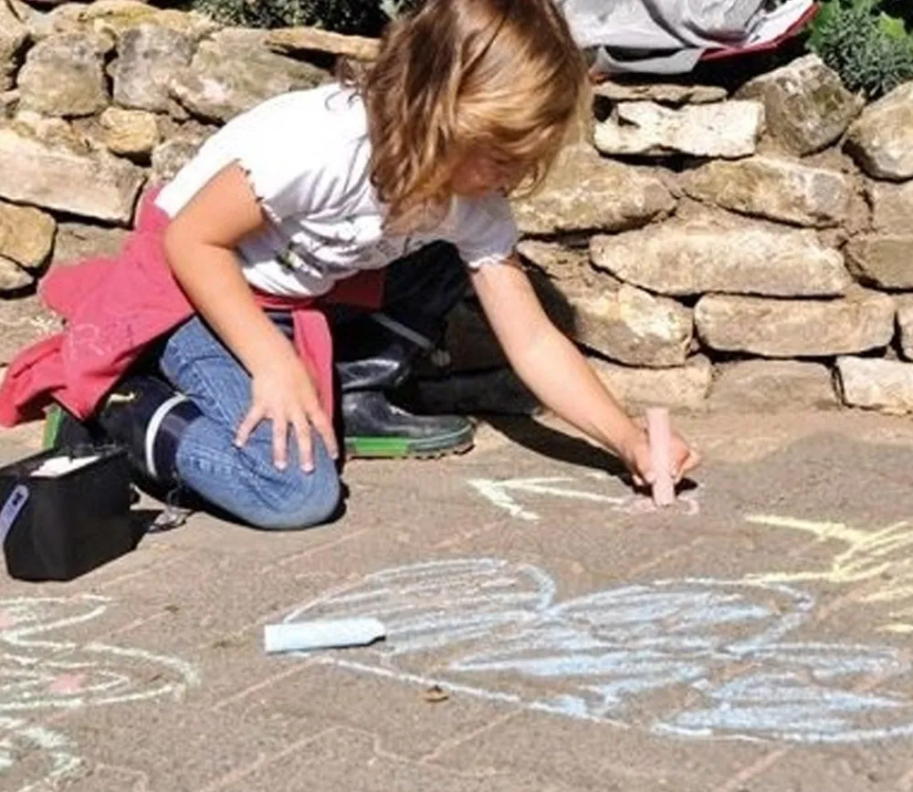 Tout Pour le Jeu 15 grandes craies de trottoir 7 couleurs