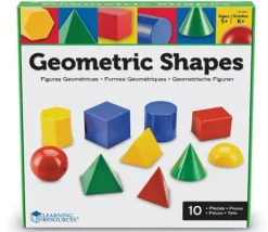 Tout Pour le Jeu 10 grandes formes géométriques 7.5 cm