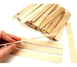 Tout Pour le Jeu 45 grandes plaquettes en bois naturel 36 cm construction jeux